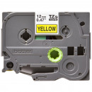 BROTHER TZe-FX631 картридж с эластичной ламинированной лентой для цилиндрических поверхностей шириной 12 мм (чёрный шрифт на жёлтом фоне)