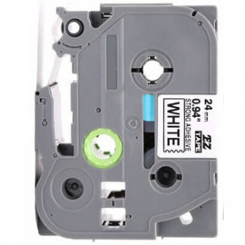 BROTHER TZe-S251 картридж с cверхклейкой ламинированной лентой шириной 24 мм (чёрный шрифт на белом фоне)