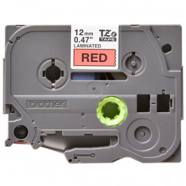 BROTHER TZe-431 картридж с ламинированной лентой шириной 12 мм (чёрный шрифт на красном фоне)