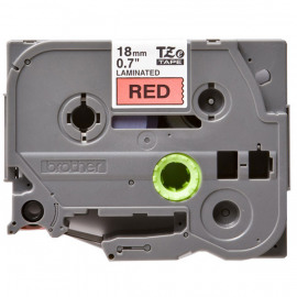 BROTHER TZe-441 картридж с ламинированной лентой шириной 18 мм (чёрный шрифт на красном фоне)