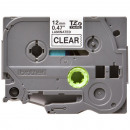 BROTHER TZe-131 картридж с ламинированной лентой шириной 12 мм (чёрный шрифт на прозрачном фоне)