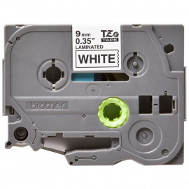 BROTHER TZe-221 картридж с ламинированной лентой шириной 9 мм (чёрный шрифт на белом фоне)