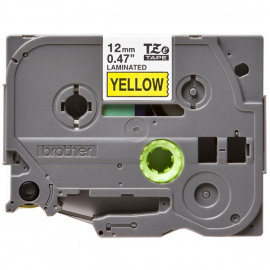 BROTHER TZe-631 картридж с ламинированной лентой шириной 12 мм (чёрный шрифт на жёлтом фоне)