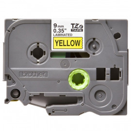 BROTHER TZe-621 картридж с ламинированной лентой шириной 9 мм (чёрный шрифт на жёлтом фоне)