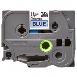 BROTHER TZe-541 картридж с ламинированной лентой шириной 18 мм (чёрный шрифт на голубом фоне)